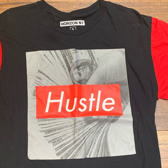 Hustle Tshirt Size Large - Picture 3 of 4